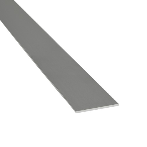 Alu flachstange silber - flachstange,